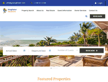 Tablet Screenshot of kingfishervacations.net